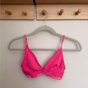 Calvin Klein Vibrant Pink Bralette